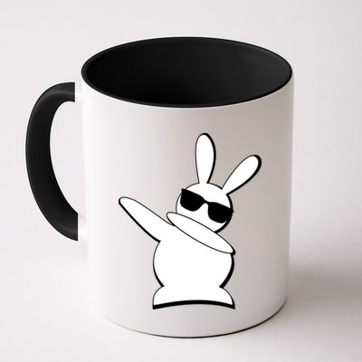 Dabbing Easter Bunny Waring Shades Mug