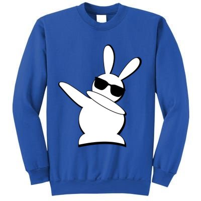 Dabbing Easter Bunny Waring Shades Sweatshirt