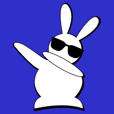 Dabbing Easter Bunny Waring Shades T-Shirt