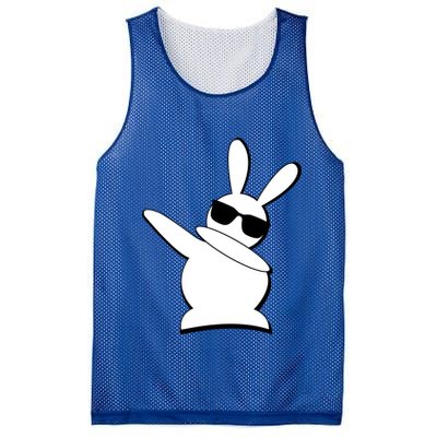 Dabbing Easter Bunny Waring Shades Mesh Reversible Basketball Jersey Tank