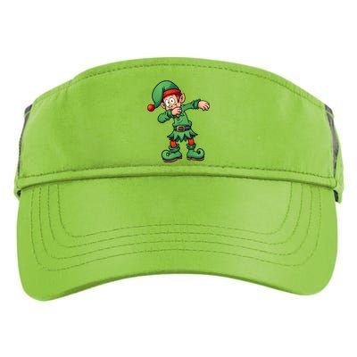 Dabbing Elf Christmas Santa Hat Adult Drive Performance Visor