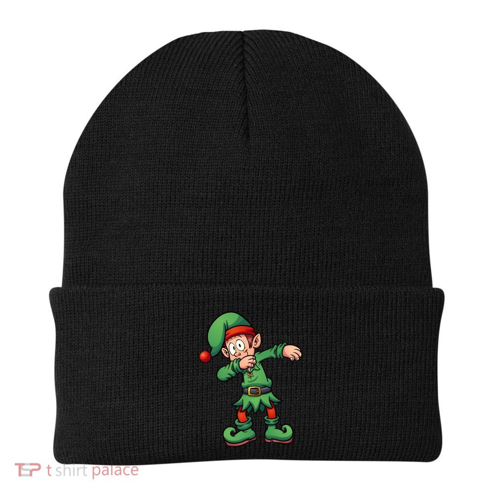Dabbing Elf Christmas Santa Hat Beanie