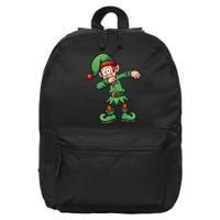 Dabbing Elf Christmas Santa Hat 16 in Basic Backpack