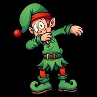 Dabbing Elf Christmas Santa Hat Bag