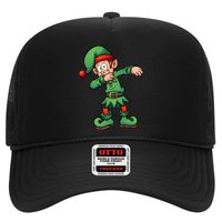Dabbing Elf Christmas Santa Hat Trucker Hat