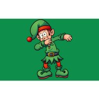 Dabbing Elf Christmas Santa Hat Bumper Sticker