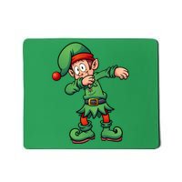 Dabbing Elf Christmas Santa Hat Mousepad