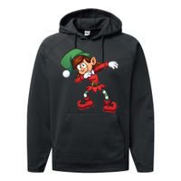 Dabbing Elf Cute Funny Christmas Performance Fleece Hoodie