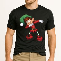 Dabbing Elf Cute Funny Christmas Cooling Performance Crew T-Shirt