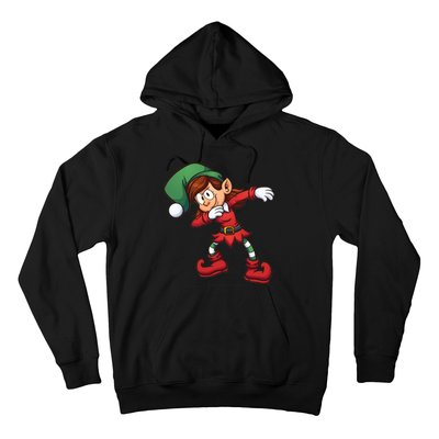 Dabbing Elf Cute Funny Christmas Hoodie