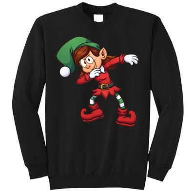 Dabbing Elf Cute Funny Christmas Sweatshirt