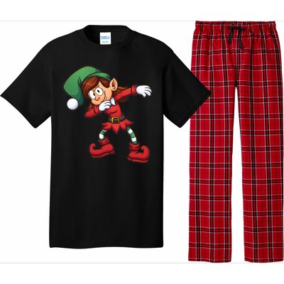 Dabbing Elf Cute Funny Christmas Pajama Set