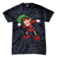 Dabbing Elf Cute Funny Christmas Tie-Dye T-Shirt