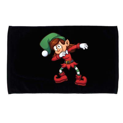 Dabbing Elf Cute Funny Christmas Microfiber Hand Towel