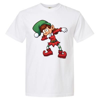 Dabbing Elf Cute Funny Christmas Garment-Dyed Heavyweight T-Shirt