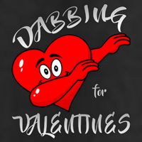 Dabbing For Love Valentines Day Heart Adult Drive Performance Visor