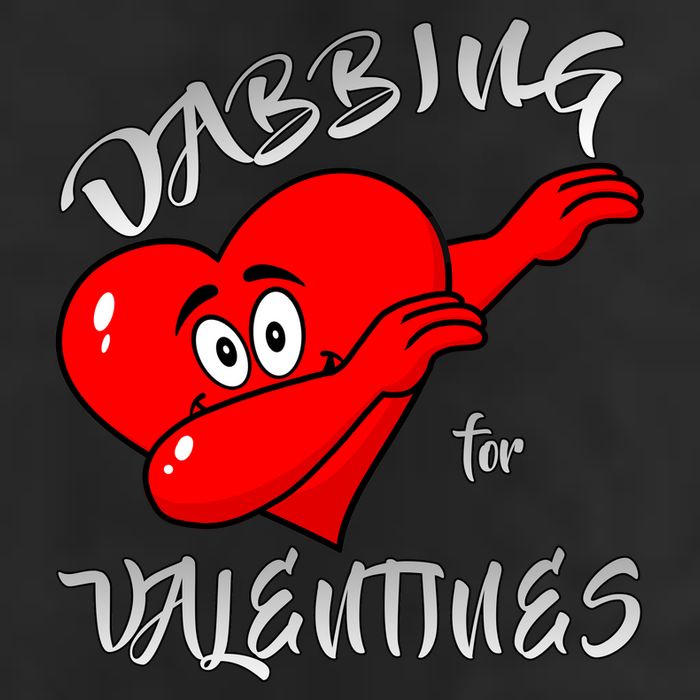 Dabbing For Love Valentines Day Heart Adult Drive Performance Visor