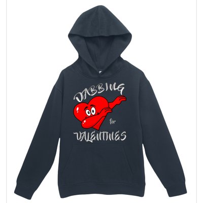 Dabbing For Love Valentines Day Heart Urban Pullover Hoodie