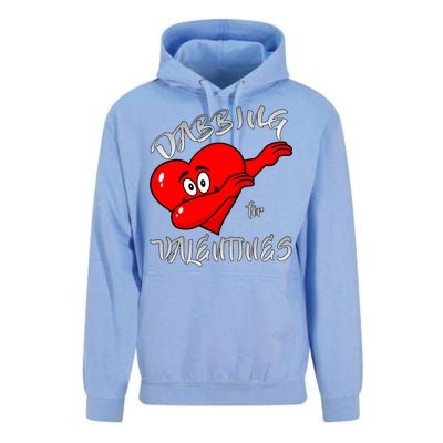 Dabbing For Love Valentines Day Heart Unisex Surf Hoodie