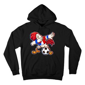 Dabbing French Soccer Rooster Hoodie