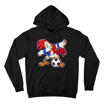 Dabbing French Soccer Rooster Hoodie