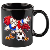 Dabbing French Soccer Rooster 11oz C Handle Ceramic Mug