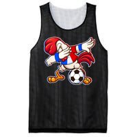 Dabbing French Soccer Rooster Mesh Reversible Basketball Jersey Tank