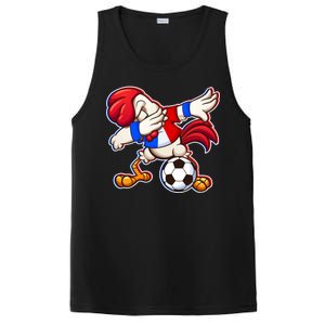 Dabbing French Soccer Rooster PosiCharge Competitor Tank