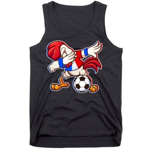 Dabbing French Soccer Rooster Tank Top