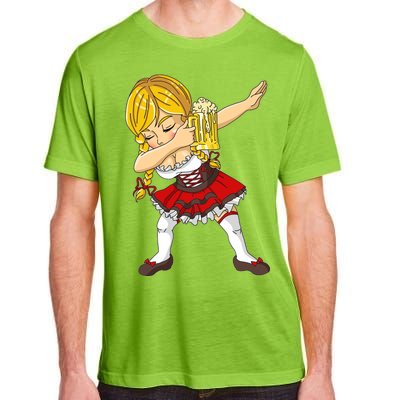 Dabbing German Girl Oktoberfest Adult ChromaSoft Performance T-Shirt