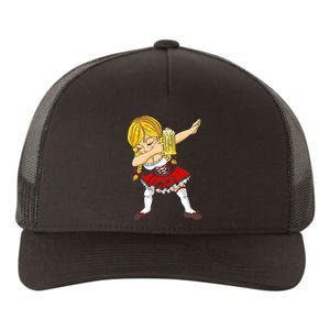 Dabbing German Girl Oktoberfest Yupoong Adult 5-Panel Trucker Hat