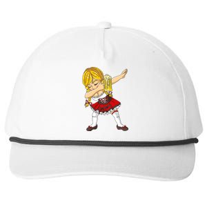 Dabbing German Girl Oktoberfest Snapback Five-Panel Rope Hat