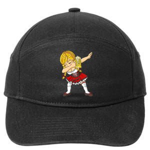 Dabbing German Girl Oktoberfest 7-Panel Snapback Hat