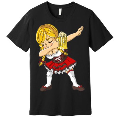 Dabbing German Girl Oktoberfest Premium T-Shirt