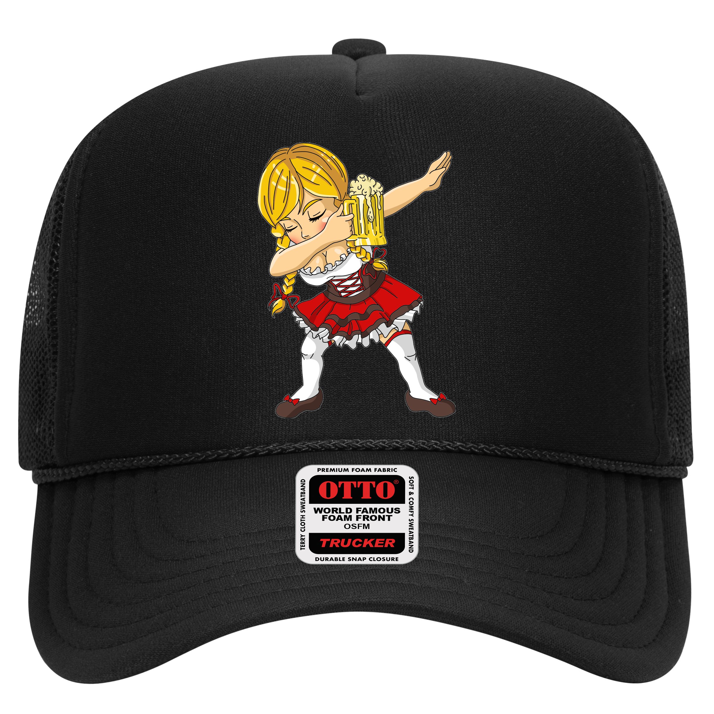 Dabbing German Girl Oktoberfest Hat