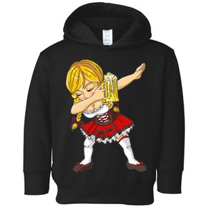 Dabbing German Girl Oktoberfest Toddler Hoodie