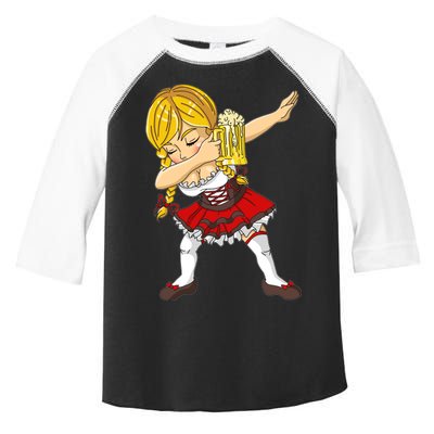 Dabbing German Girl Oktoberfest Toddler Fine Jersey T-Shirt