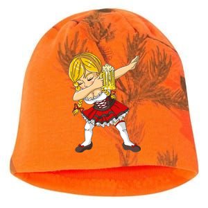 Dabbing German Girl Oktoberfest Kati - Camo Knit Beanie