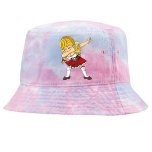 Dabbing German Girl Oktoberfest Tie-Dyed Bucket Hat