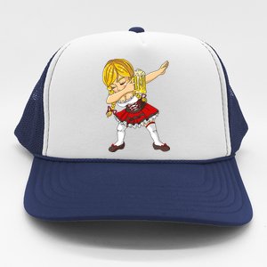 Dabbing German Girl Oktoberfest Trucker Hat