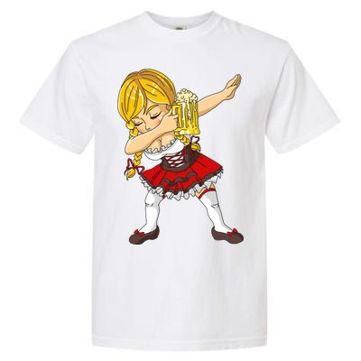 Dabbing German Girl Oktoberfest Garment-Dyed Heavyweight T-Shirt