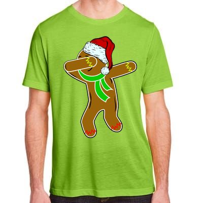 Dabbing Gingerbread Man Adult ChromaSoft Performance T-Shirt