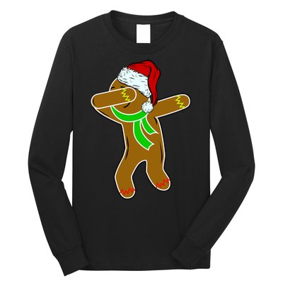 Dabbing Gingerbread Man Long Sleeve Shirt