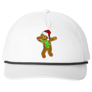 Dabbing Gingerbread Man Snapback Five-Panel Rope Hat