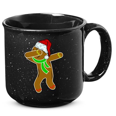 Dabbing Gingerbread Man 15oz Campfire Ceramic Mug