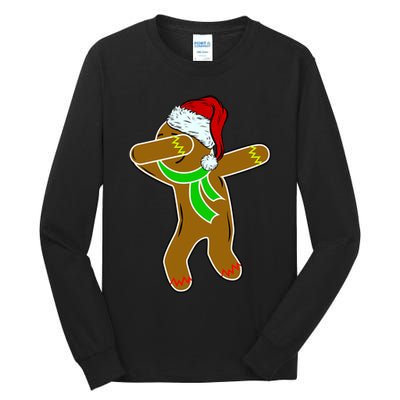Dabbing Gingerbread Man Tall Long Sleeve T-Shirt