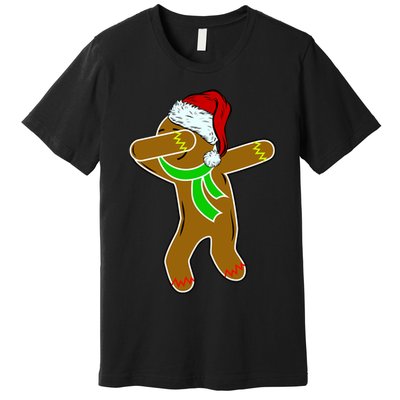 Dabbing Gingerbread Man Premium T-Shirt