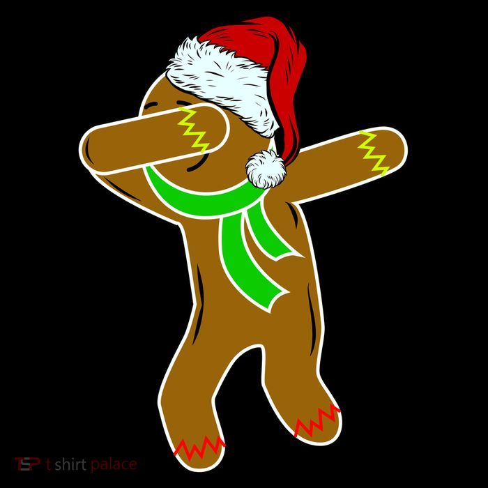 Dabbing Gingerbread Man Premium T-Shirt