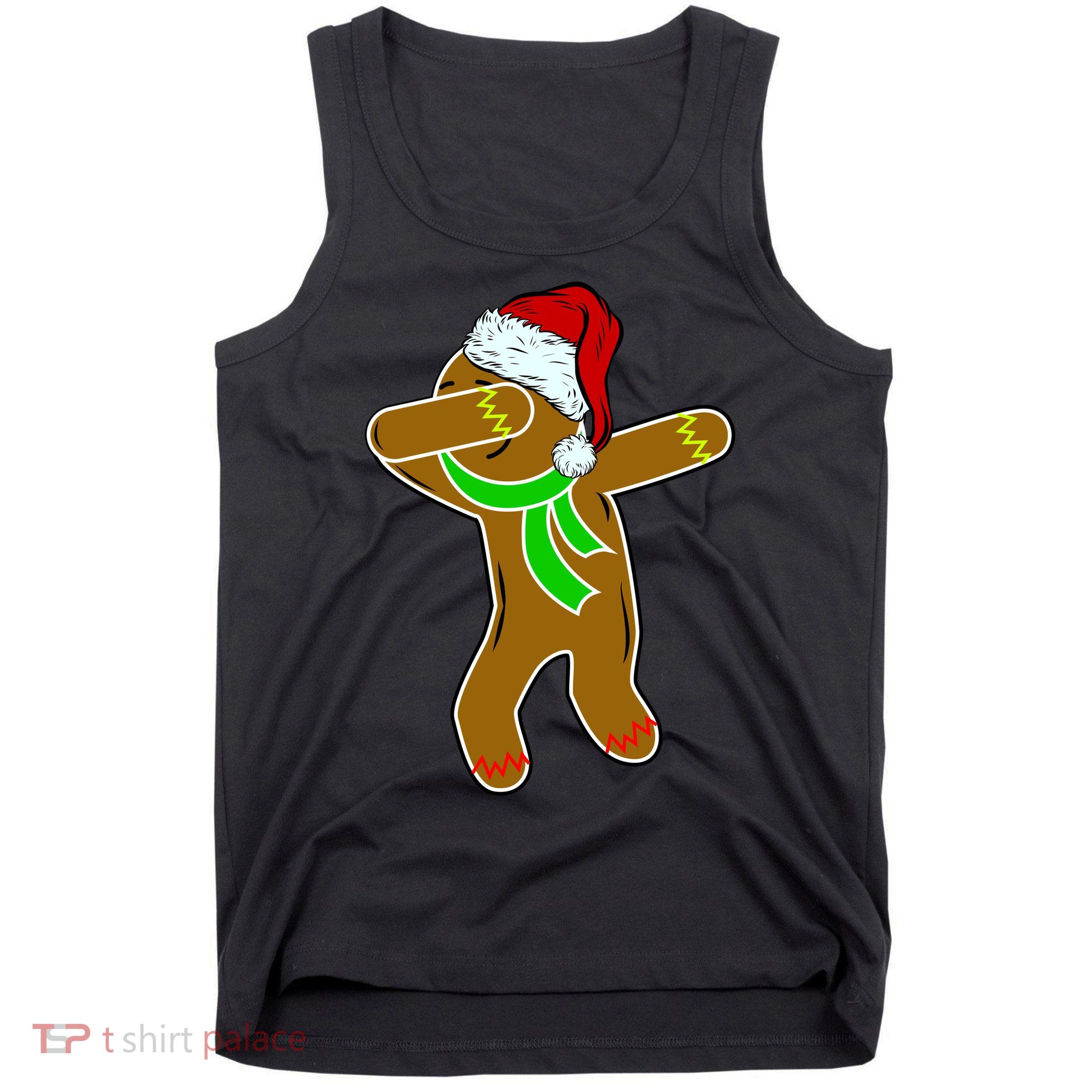 Dabbing Gingerbread Man Tank Top