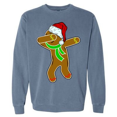 Dabbing Gingerbread Man Garment-Dyed Sweatshirt